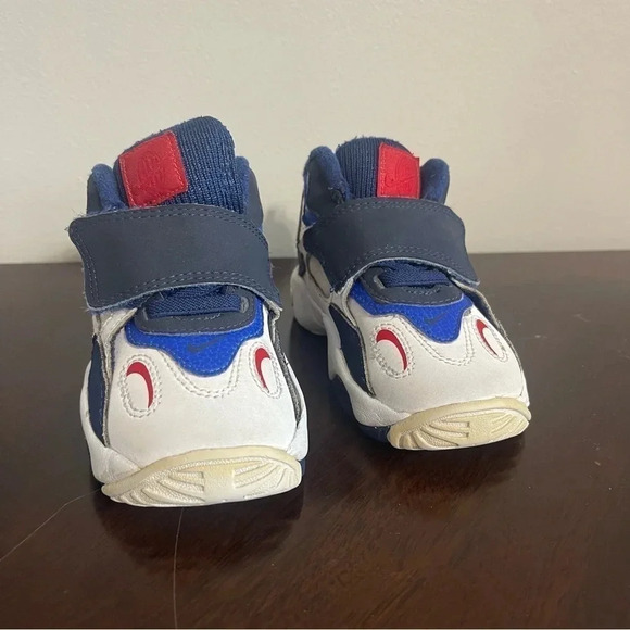 Nike Air Max Speed Turf Size 6C Blue White Velcro Baby Toddler - Picture 2 of 11